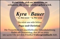 eine Anzeige