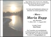 eine Anzeige